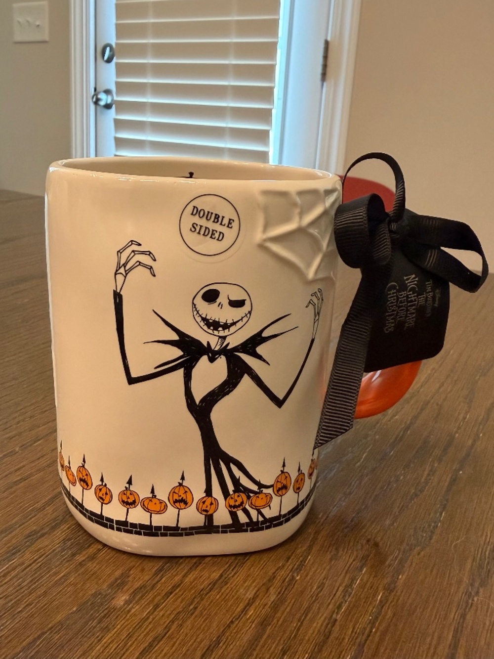NWT - Rae Dunn Disney Nightmare Before Christmas Pumpkin King Jack Mug